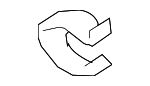 940908342 - Body: Upper Trim Panel Clip for Suzuki Image