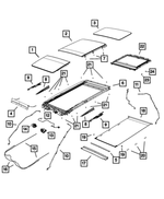 68081070AA - Body Sheet Metal Except Doors: Cable Guide Tube, Left for Mopar Image