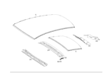 2926570100 - Roof: Paneling, Roof for Mercedes-Benz Image