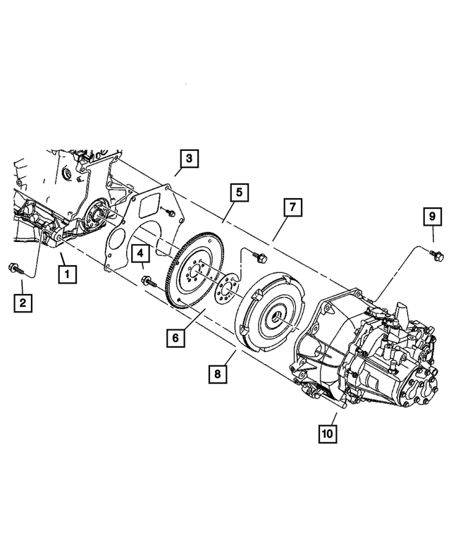 6501742 - Clutch: Hex Head Screw for Mopar Image