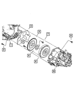 6501742 - Clutch: Hex Head Screw for Chrysler: 300, 300M, Concorde, Pacifica, PT Cruiser, Sebring, Town &amp; Country, Voyager | Dodge: Avenger, Caravan, Challenger, Charger, Grand Caravan, Intrepid, Journey, Magnum, Neon, Nitro | Jeep: Liberty, Wrangler | Ram: C/V Image