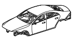 2576002700 - Body: Body Assembly for Mercedes-Benz Image