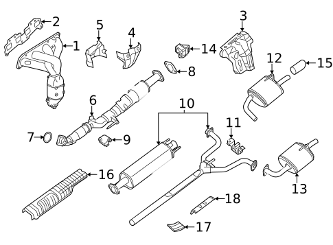 Exhaust Manifold for 2015 Nissan Altima #0