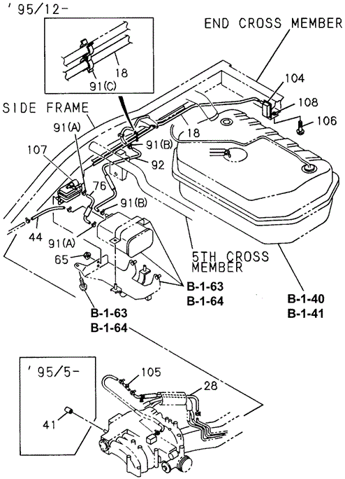 A/C Evaporator System (Engine) (2) for 1997 Honda Passport #0