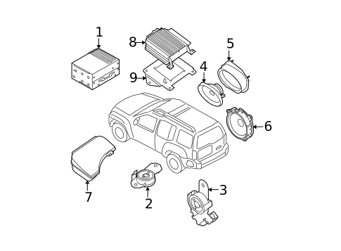 Sound System for 2007 Nissan Xterra #0