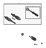 4341028051 - Suspension: Axle Assembly for Toyota: Highlander Image