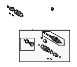 4342048081 - Suspension: Axle Assembly for Toyota: Highlander Image