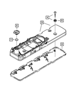 68005453AA - 6.7L Turbo Diesel; Engine: Cylinder Head Cover Isolator for Mopar Image