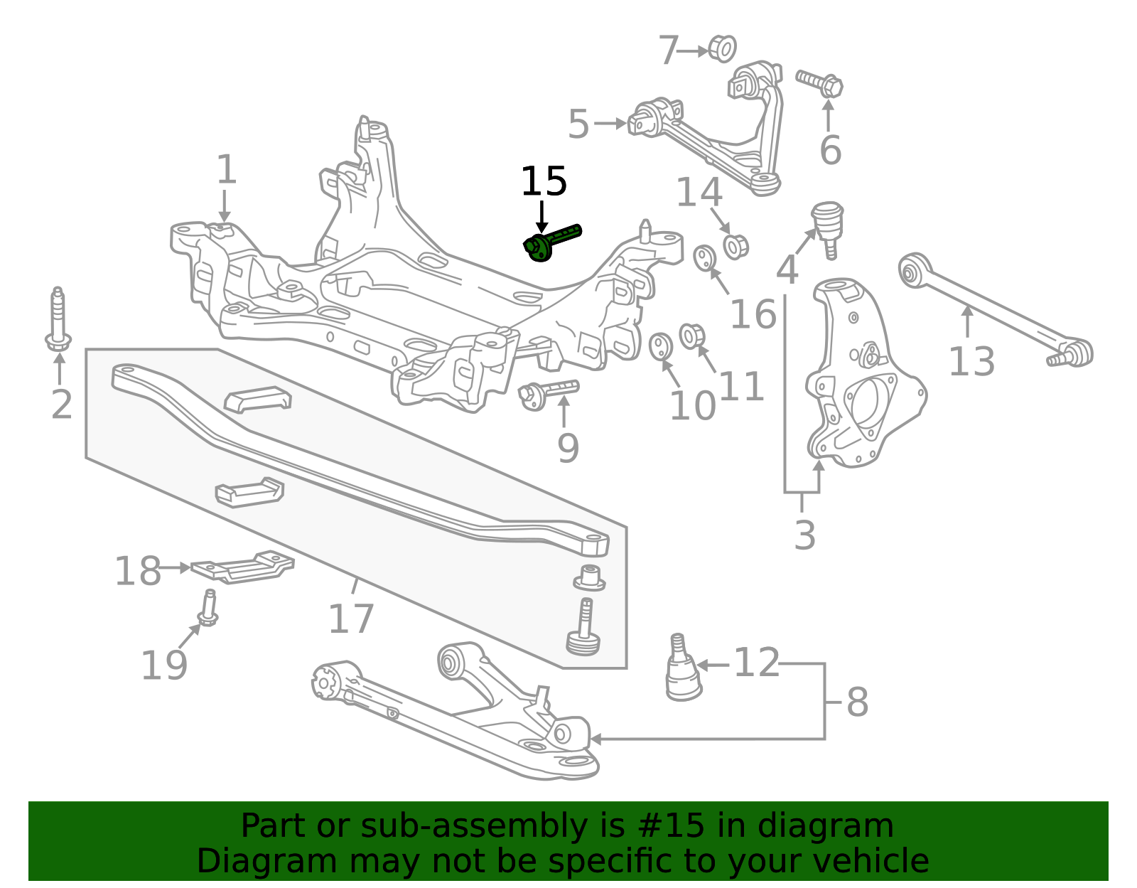 11611490 - High-Quality M12x1.75x80 Rear Suspension Link Adjuster Bolt ...