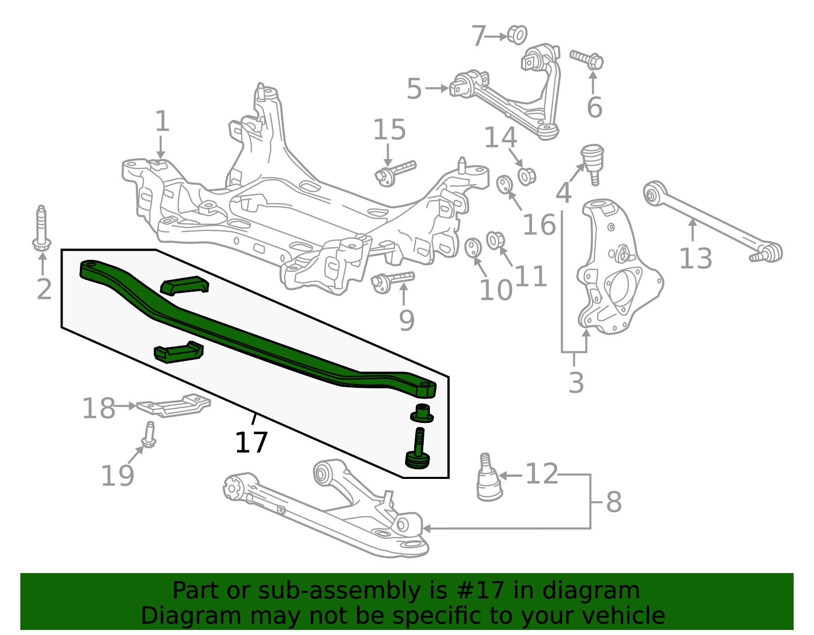 23344287 - 2015-2019 Chevrolet Corvette - Rear Leaf Spring | Partners Chevy
