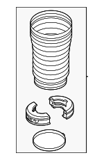 2973232400 - Suspension: Boot Kit for Mercedes-Benz Image