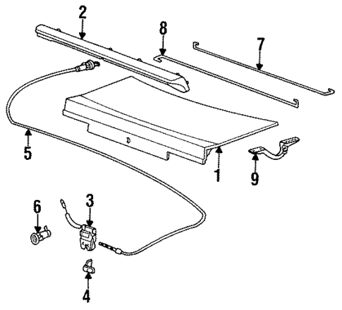 Lid & Components for 1986 Honda Prelude #0