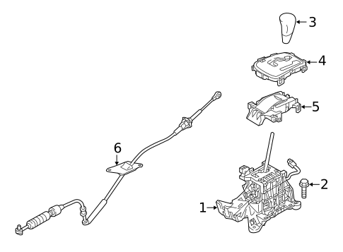 Gear Shift Control for 2014 Mitsubishi Mirage #0