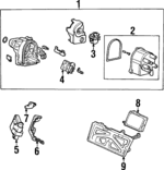 30520PT9A02 - : Ignition Coil for Honda: Accord, Prelude Image