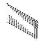 97057311101 - HVAC: Condenser for Porsche: Panamera Image