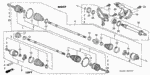 44329SDAA11 - Chassis: BAND C, DRIVESHAFT (OETIKER LIMITED) for Honda Image