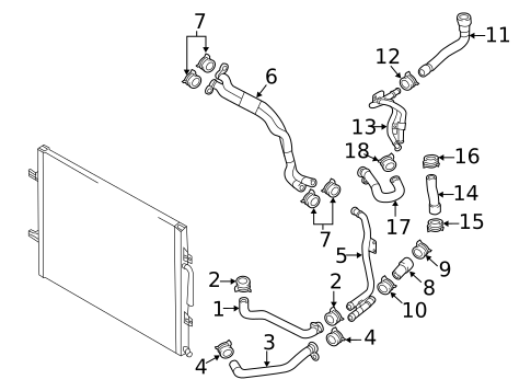 Hoses & Lines for 2014 Audi RS7 #4