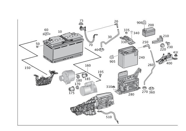 1669055901 - Electrical Equipment and Instruments: Battery Sensor for Mercedes-Benz: GL350, GL450, GL550, GL63 AMG, GLE300d, GLE350, GLE400, GLE43 AMG, GLE450 AMG, GLE550e, GLE63 AMG, GLE63 AMG S, GLS350d, GLS450, GLS550, GLS63 AMG, ML250, ML350, ML400, ML550, ML63 AMG Image image