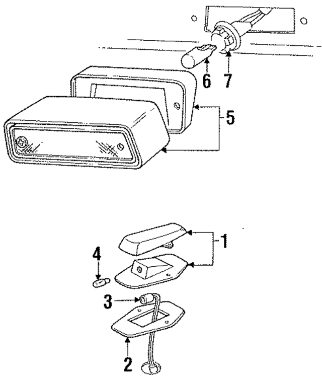 E9TZ15550A - Body: Cargo Lamp for Ford: F-150, F-250, F-350, F-Super Duty Image