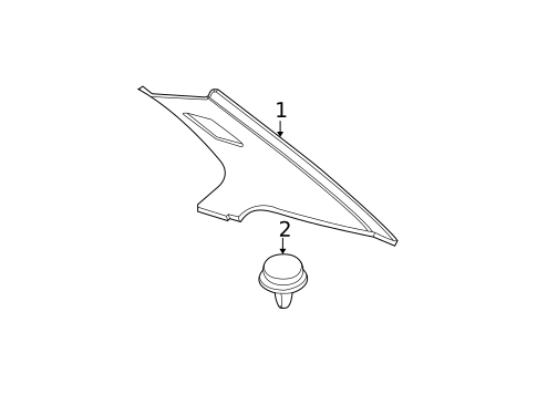 Interior Trim - Quarter Panels for 2003 BMW 330xi #0