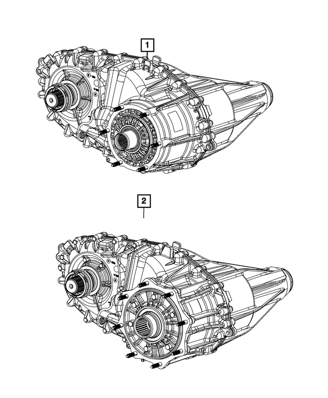 68396129AC - Transfer Case and Power Transfer Unit: Bw 44-47 Transfer Case for Mopar Image
