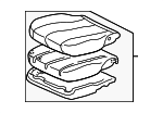 7141006070B0 - Body: Lower Seat Assembly for Toyota: Solara Image