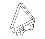 674800E020 - Body: Rear Applique for Lexus: RX350, RX350h, RX450h+, RX500h Image