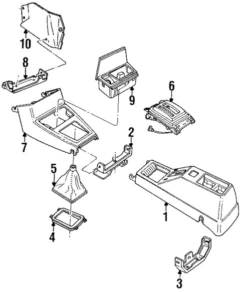 Center for 1991 Mercury Capri #0