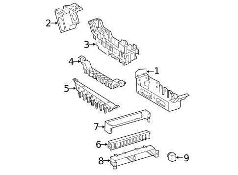 Fuse & Relay for 2018 Mercedes-Benz Sprinter 2500 #0