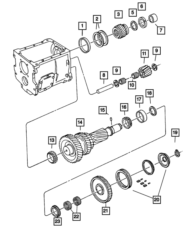 4637782 - Manual Transmission 5 Speed: Main Shaft Bearing Cup for Mopar Image