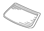 73211SDNA11 - Body: Back Glass for Honda: Accord Image