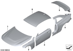 41009464525 - Bodywork: Aluminium Engine Hood for BMW Image