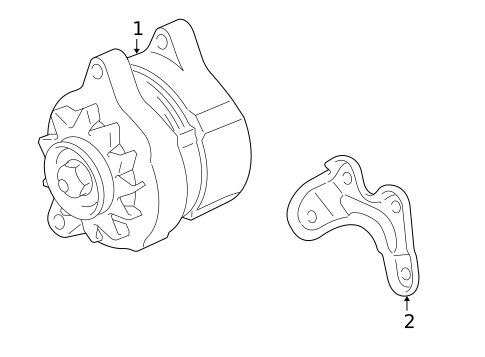 Alternator for 2004 Dodge Ram 1500 #0