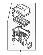 281104D200 - Engine: Air Cleaner Assembly for Kia: Sedona Image