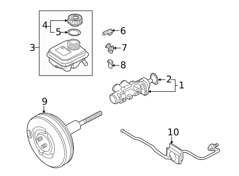 Components On Cowl for 2003 Audi S8 #0