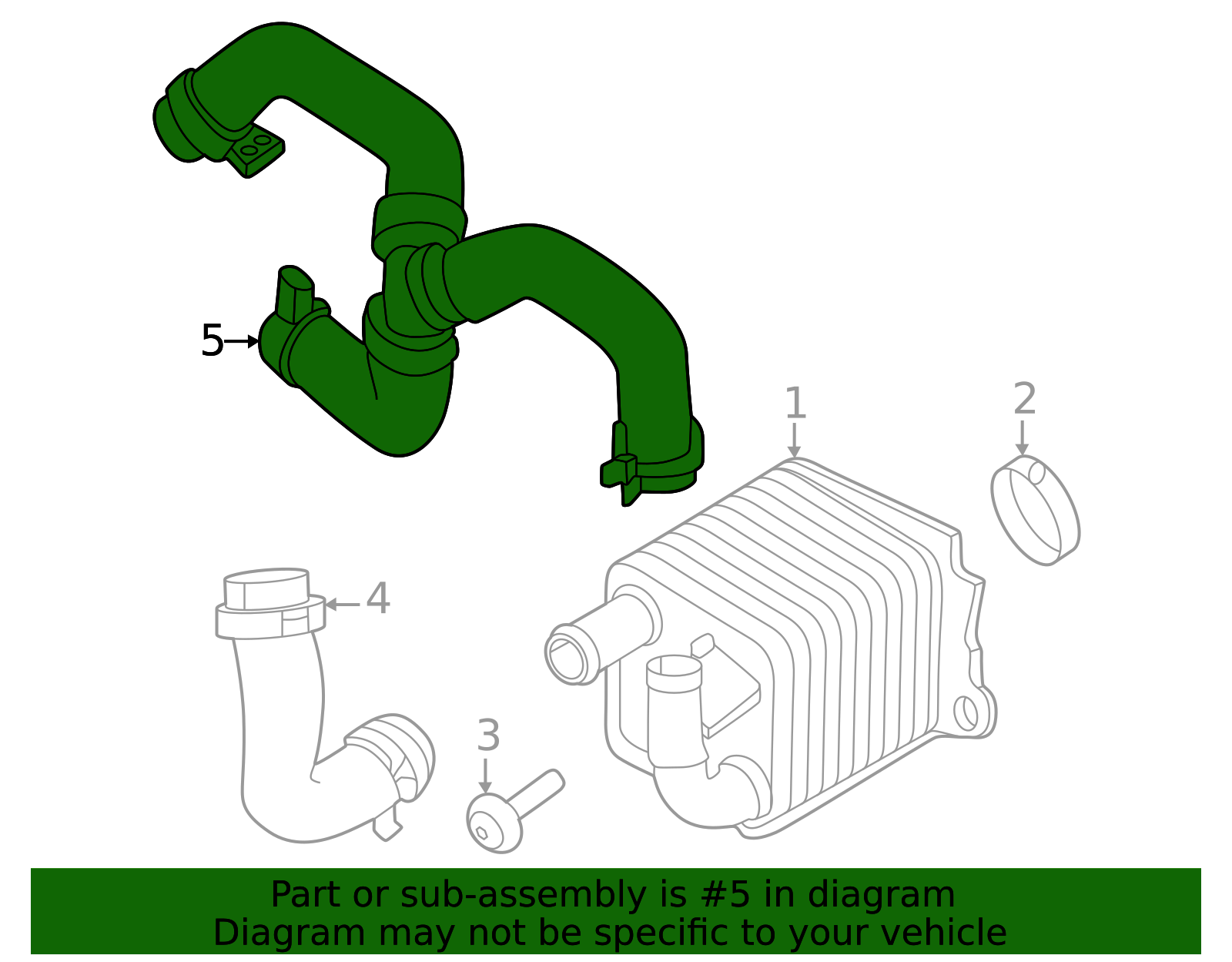 Radiator Coolant Hose 31493282 | Truck Part Center