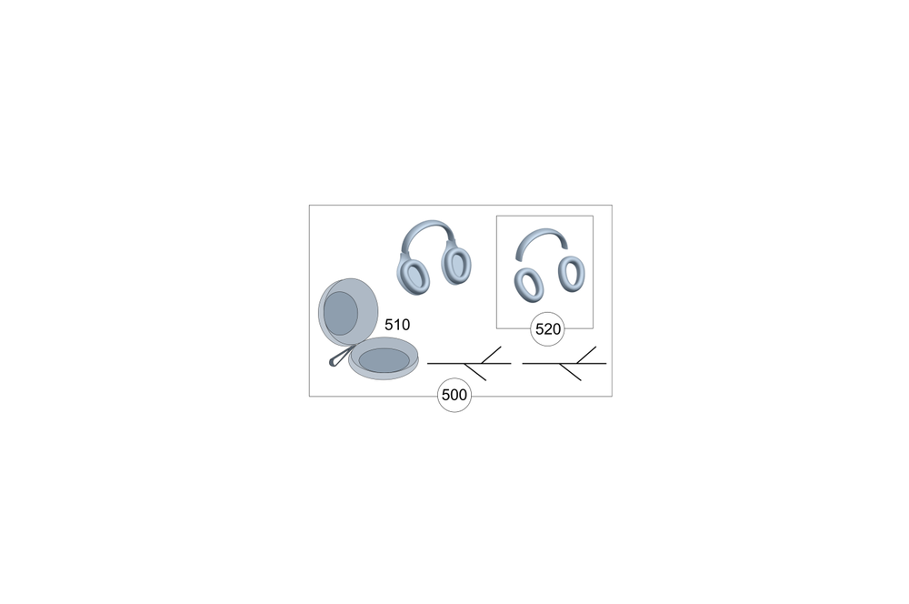 223-820-43-09 - Bluetooth Headphones - Black 2022-2026 Mercedes