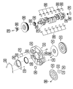 68005249AA - 6.7L Turbo Diesel; Engine: Flexplate for Dodge: Ram 2500, Ram 3500 | Ram: 2500, 3500 Image