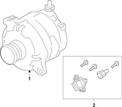 Alternator for 2023 Subaru Ascent #0