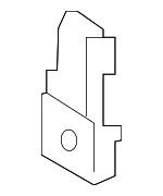 T2H42840 - Cooling System: Radiator Support Bracket for Jaguar: F-Pace, XE, XF Image