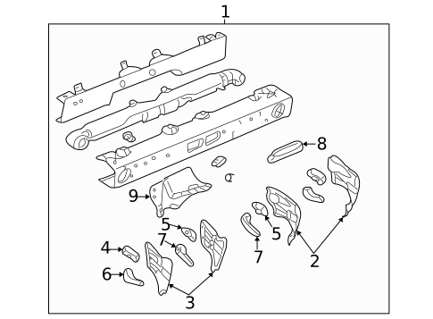 Instrument Panel Components for 2006 Buick Rendezvous #0