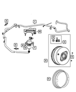 4581971AF - Brakes: Brake Booster Vacuum Hose for Mopar Image