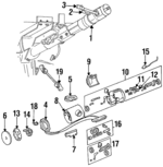 J4487816 - Steering: Cancel Ring for Dodge: Viper | Jeep: Cherokee, Comanche, Wagoneer, Wrangler Image
