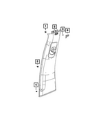 68175335AA - Interior Trim: Trim Screw for Mopar Image image