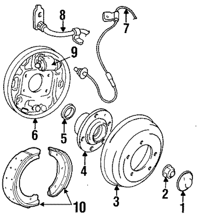 4728859 - Brakes: Drum Brake Wheel Cylinder for Mopar Image