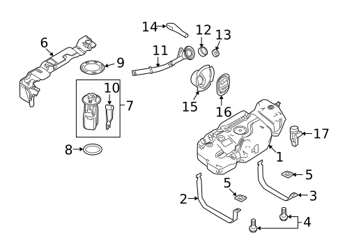 Fuel Pumps & Related Components for 2017 Lincoln Navigator #0
