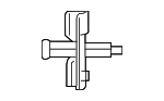 68422088AD - Body: Body D-Pillar Bracket for Mopar Image