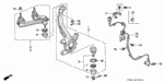 90363SF1000 - Chassis: NUT, CASTLE (12MM) for Honda Image