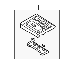26430AR002 - : Dome Lamp Assembly for INFINITI: Q45 Image