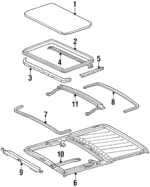 1267820124 - : Rail for Mercedes-Benz Image
